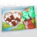 Corazón De Chocolate Rompible Temática De Capibara A Domicilio En Medellín Pedido Con Un Día De Anticipación 