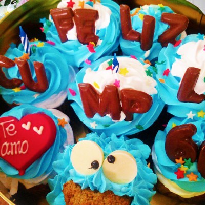 Cupcakes Feliz Cumple Comegalleta Medellin 