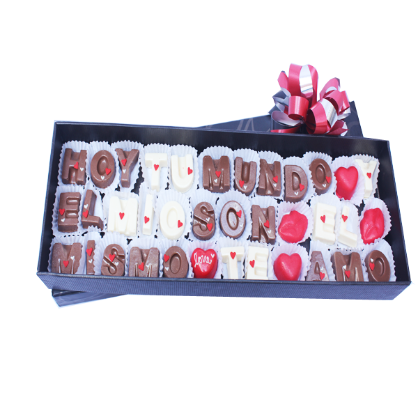 Caja Chocolates Personalizados Sentimientos Medellin Pedido con 1 dia anticipado