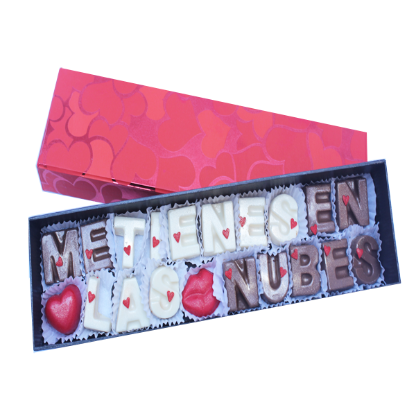 Caja Chocolates Me Tienes en Las Nubes Medellin Pedido con 1 dia anticipado