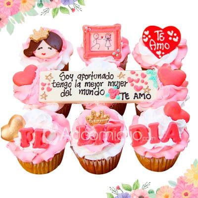 Cupcakes x 9 Dia De La Mujer Regalos En Medellin A Domicilio Pedido Con Un Dia De Anticipación
