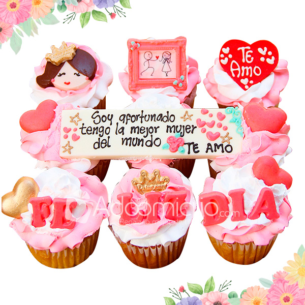 Cupcakes x 9 Dia De La Mujer Regalos En Medellin A Domicilio Pedido Con Un Dia De Anticipación
