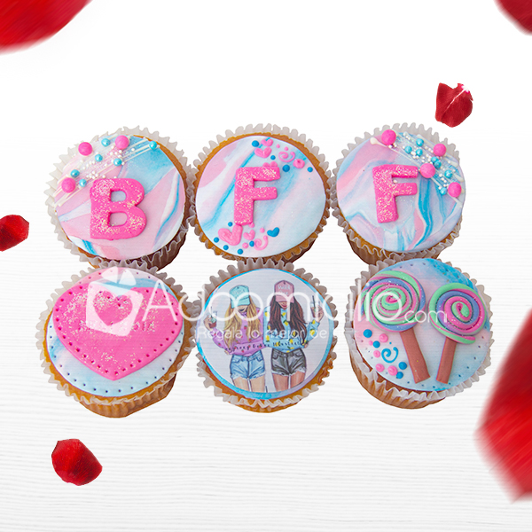Cupcakes BFF Amor y Amistad a Domicilio en Medellin Con 1 Día de Anticipación