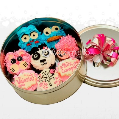 Cupcakes Animalitos x 8 A Domicilio En Medellin Pedido Con Dos Días De Anticipación