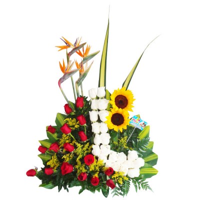 Cascada Arreglos florales Cali 