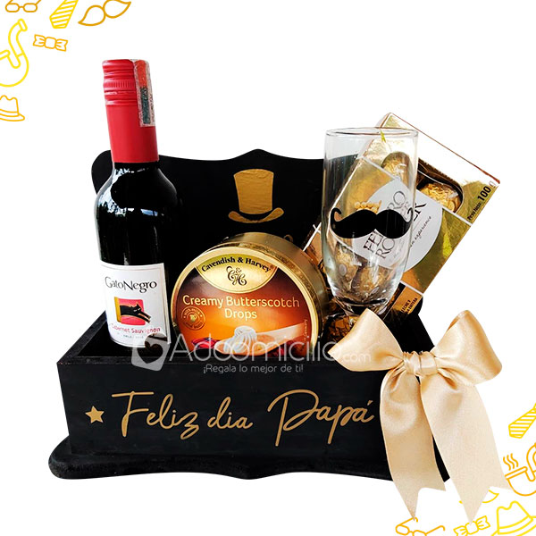 Regalos Felíz Día Del Padre A Domicilio En Popayan Vino Con Dulces Y Chocolates
