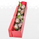 Arreglos con frutas en Medellín Caja Solitario Especial Rosa Con Fresas + Chocolate