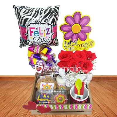 Regalos día de la mujer popayán Desayuno Mujer hermosa Pedido con 1 día anticipado  