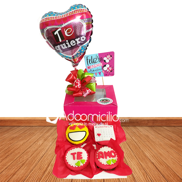 Regalos de amor y amistad a domicilio en Popayan 4 cupcakes decorados en caja de regalo
