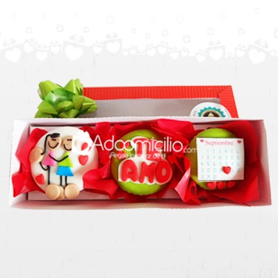 Cupcakes popayan 3 cupcakes en caja de regalo Te amo