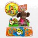 Cupcakes popayan 3 cupcakes decorados en caja regalo con globo y peluche 