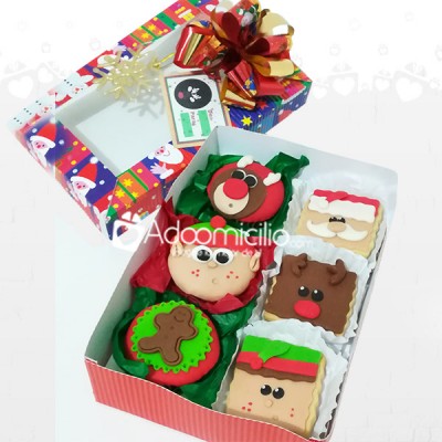 Detalles de navidad a domicilio en Popayan Caja especial de navidad
