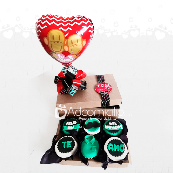 Regalos Dia Del Hombre Cupcakes x 6 A Domicilio En Popayan