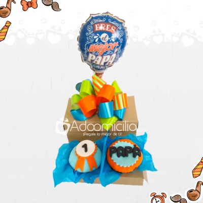Cupcakes x 2 Numero 1 Papá A Domicilio En Popayan Regalos Dia Del Padre