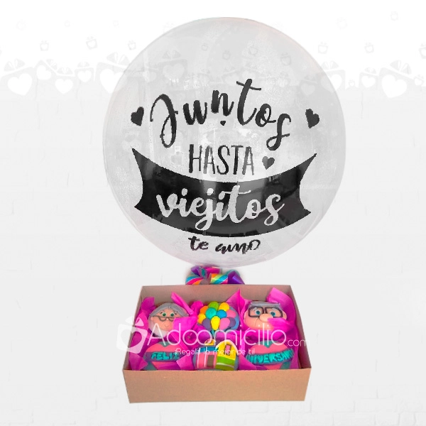 Regalos Amor Y Amistad Up! Cupcakes Con Globo Burbuja A Domicilio En Popayan