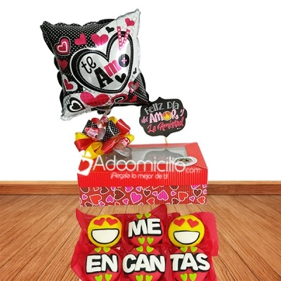 Regalos de amor y amistad a domicilio en Popayan 6 Cupcakes decorados en caja de regalo
