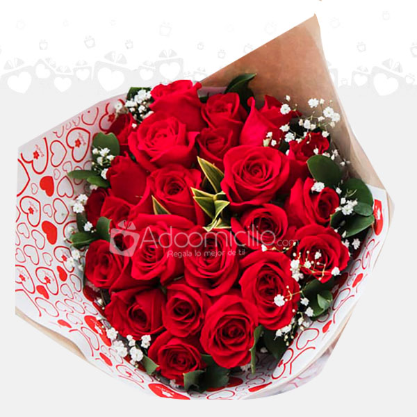 Bouquet x24 Rosas A Domicilio En Bucaramanga 