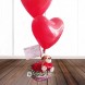 Flores Bucaramanga Caja de Corazon Rosas y Peluche