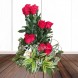 Flores Bucaramanga Escalera de rosas con orquidea