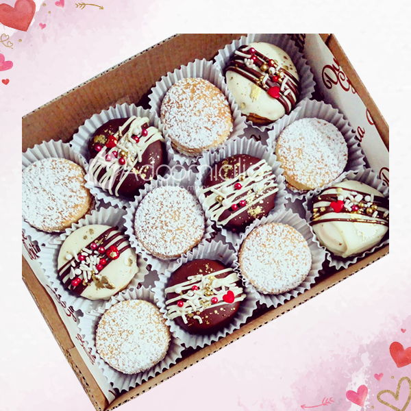 Caja Alfajores Amor Clasico Regalos A Domicilio En Cali Pedido Con Un Día De Anticipación