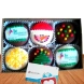 Regalos de navidad Cali Caja x 6 alfajores Feliz navidad Pedido Con Un Día De Anticipación
