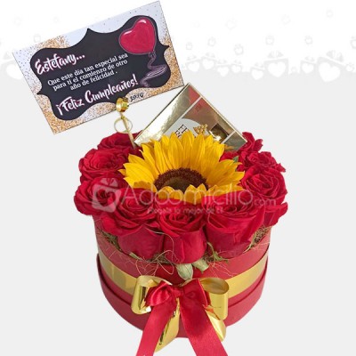 Arreglo Floral Amor Mio Regalos para Conquistar Domicilio En Medellín