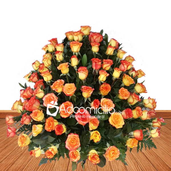 Arreglo Floral De 50 Rosas A Domicilio En Cali