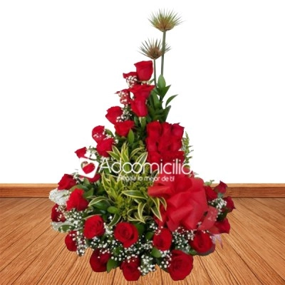 Arreglo Floral De Rosas A Domicilio En Cali 