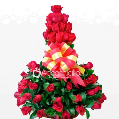 Arreglo Floral Para El Dia De La Madre x 36 Rosas En Cali A Domicilio