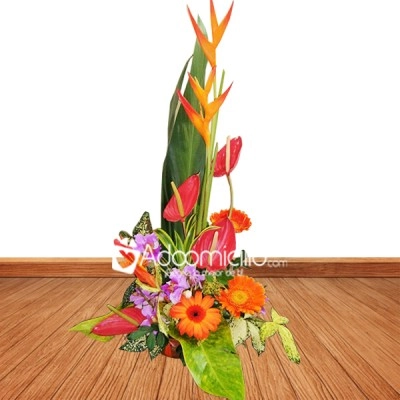 Arreglo Floral Vertical A Domicilio En Cali 