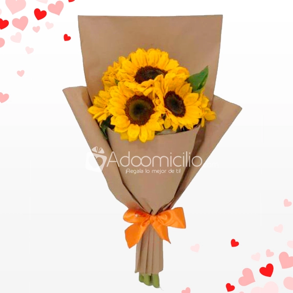 Bouquet De Girasoles San Valentin Day A Domicilio En Cali