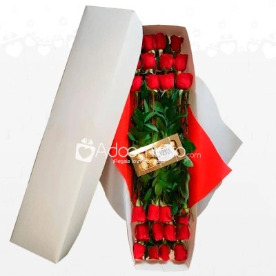 Caja De Rosas Amorosa Para El Dia De La Madre A Domicilio En Cali