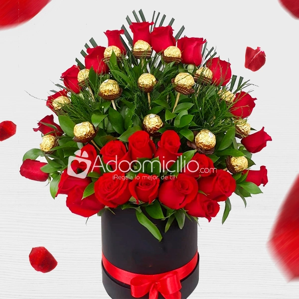 Para Ti Rosas Y Chocolates Regalos De San Valentin A Domicilio En Cali 