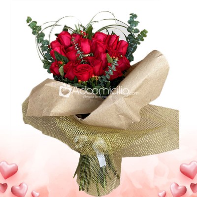 Be My Valentine Bouquet de Rosas Regalos San Valentin a Domicilio en Medellin