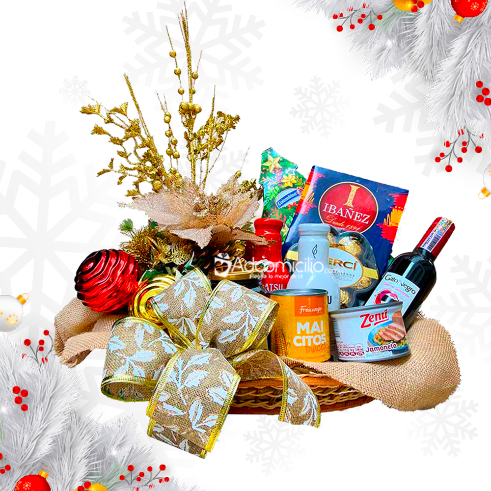 Ancheta Navideña Con Enlatados A Domicilio En Medellín Pedido Con Un Día De Anticipación 