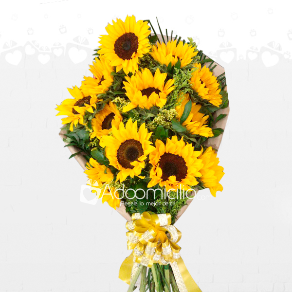 Bouquet Girasoles Encantados Arreglos Florales A Domicilio En Cartagena