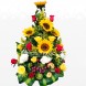 Arreglo Frutero Con Girasoles Y Rosas Para El Dia De La Madre A Domicilio En Cartagena