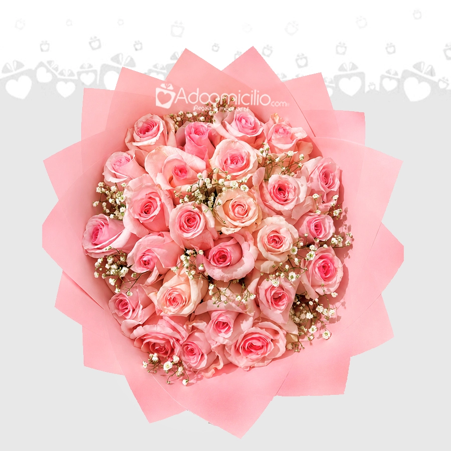 Bouquet De Rosas X35 A Domicilio En Barranquilla 