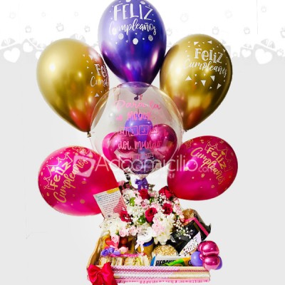 Desayuno sorpresa Mujer Guapa Regalo día de la mujer en Medellín pedido con 1 día de anticipación 