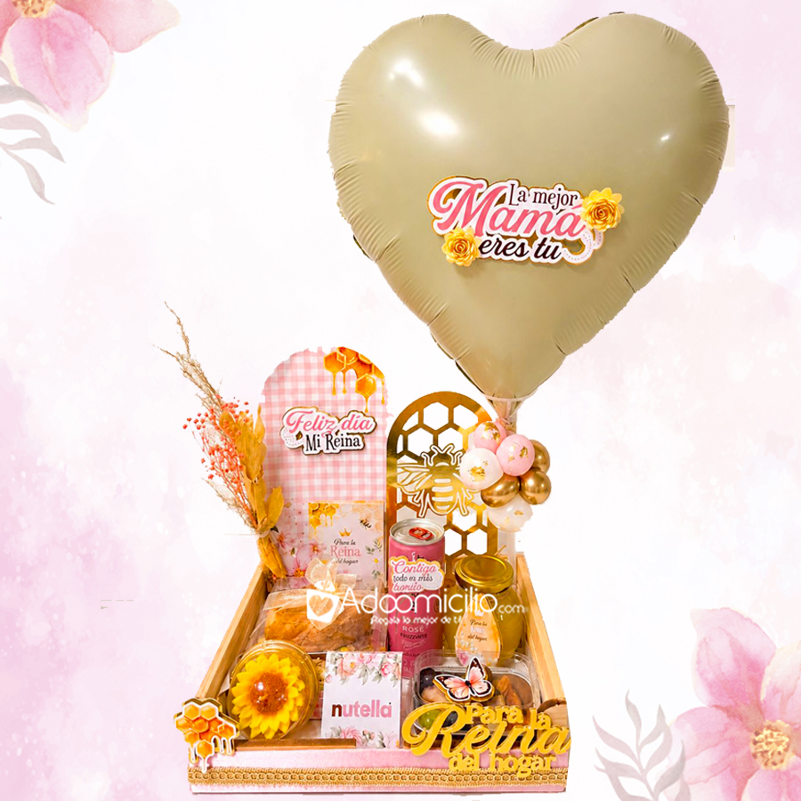 Desayuno Sorpresa Con Globo Para La Mejor Mamá  A Domicilio En Medellín Pedido Con Un Día De Anticipación 