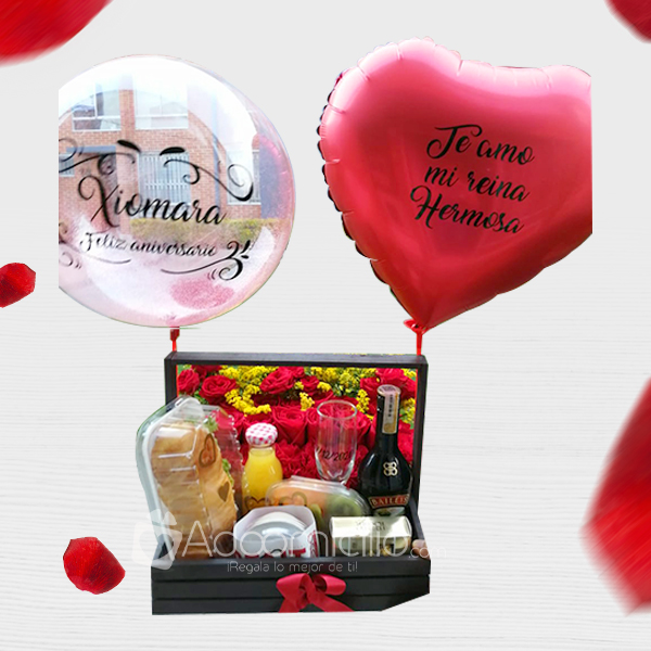 Desayuno Sorpresa de San Valentín a Domicilio en Bogotá Pedido con 1 día Anticipado