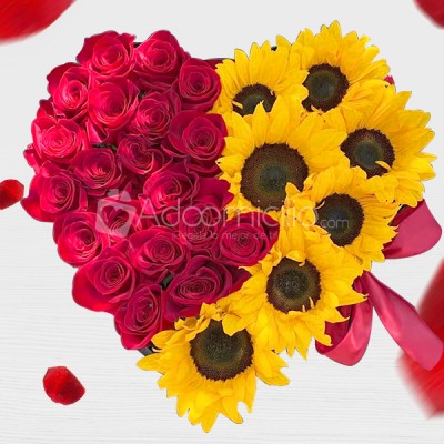 Flores Encantadas para San Valentín a Domicilio en Bogotá Pedido Con 1 Dia De Anticipación