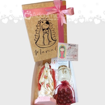Regalo Virgen Y Chocolates Para Mamá En Bogotá Pedido Con 1 Dia De Anticipación