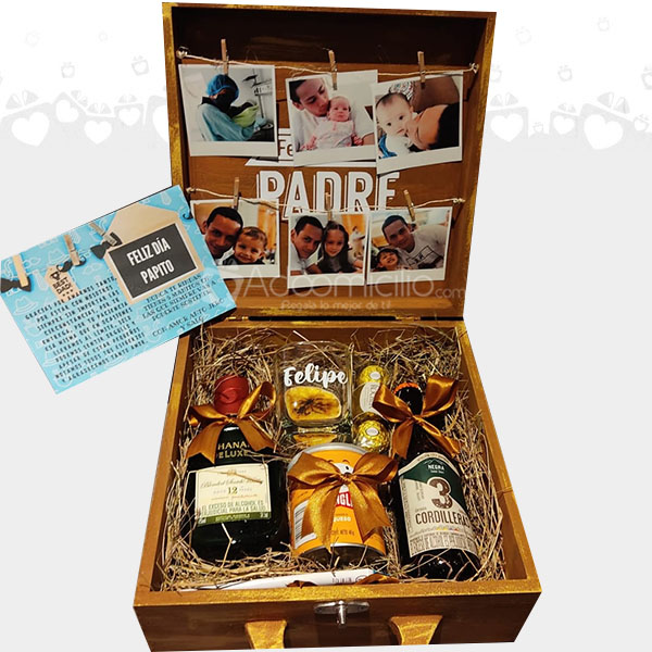 Caja Hanaq con mensaje personalizado en chocolate – SAN VALENTIN