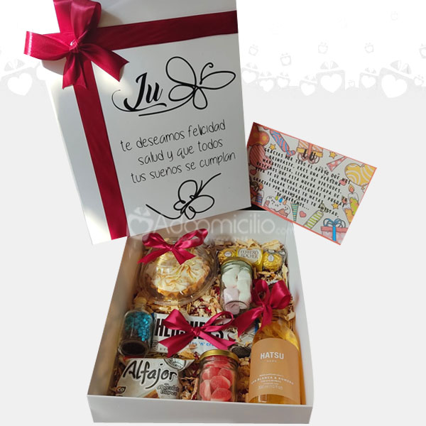 cajita dulce, regalo de amor  y amistad en Bogota