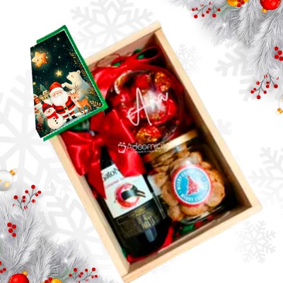 Detalle Navideño Con Vino A Domicilio En Bogotá Pedido Con Un Día De Anticipación 