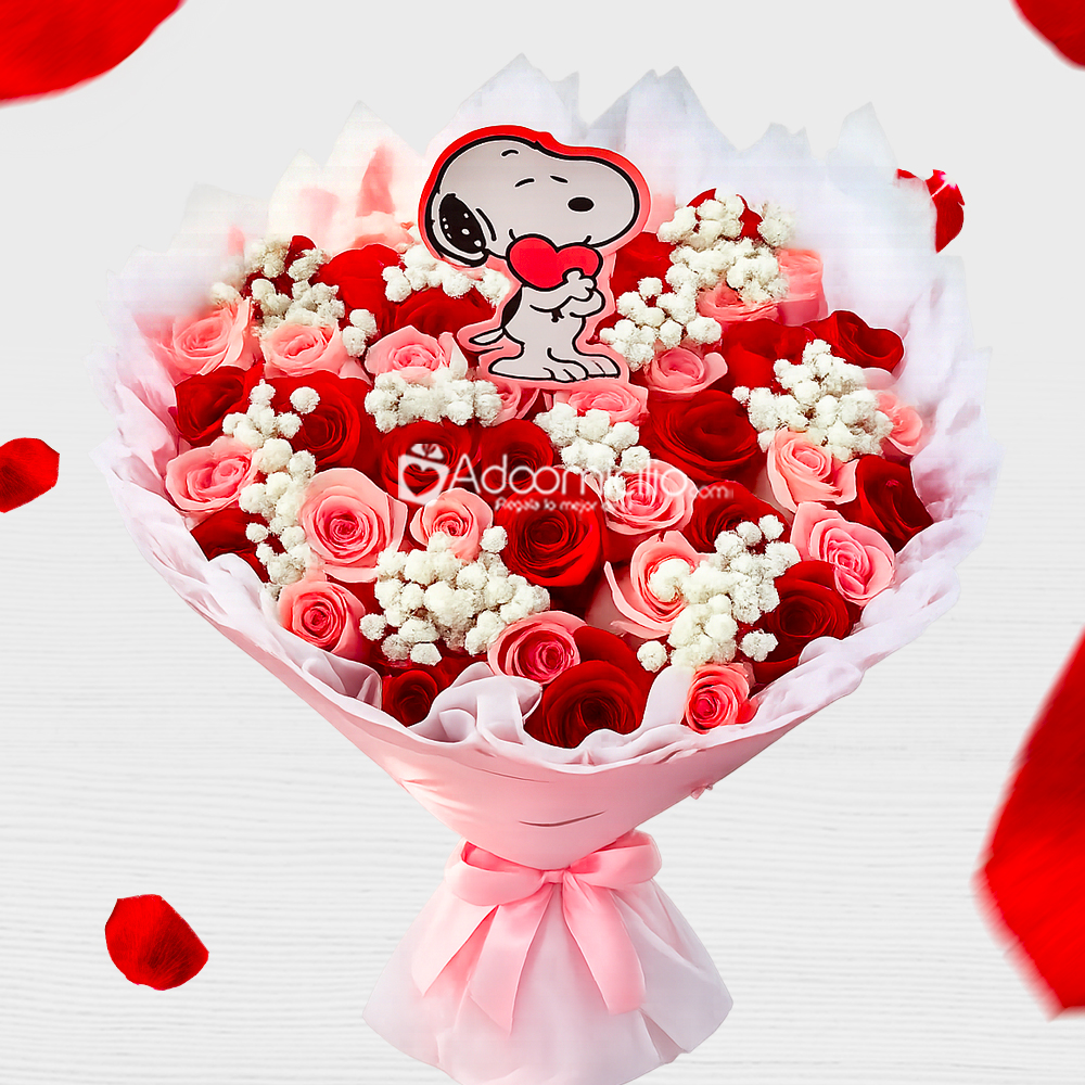 Bouquet De Rosas Para San Valentín A Domicilio En Bogotá Pedido Con Un Día De Anticipación 