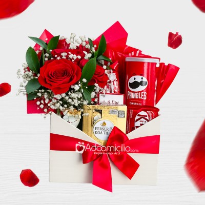 Ancheta Para San Valentín A Domicilio En Bogotá Pedido Con Un Día De Anticipación 