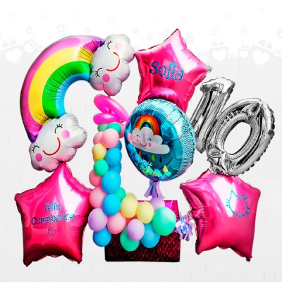 Arreglo De Globos Cielito A Domicilio En Bogotá Pedido Con Un Dia De Anticipación