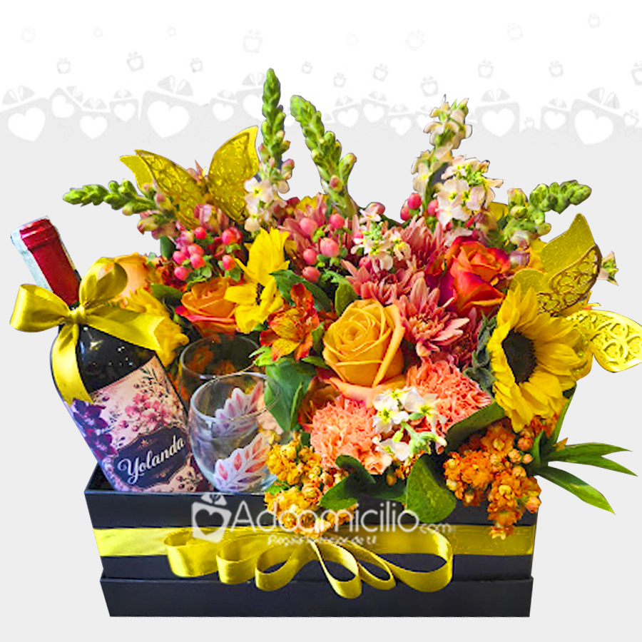 Canasta Super Mix Floral Regalo Día De La Madre En Bogotá Pedido Con 1 Dia De Anticipación